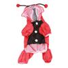 Dog Raincoat Double Layer Breathable Lightweight Waterproof Reflective Dog Rain Jacket for Daily Walking Running