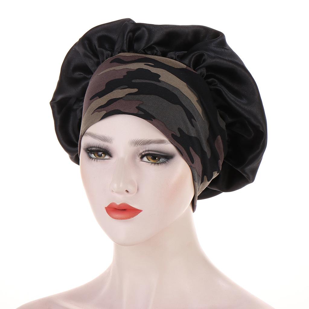 JYL TS DIY Oversized Sleep Cap Women Chemo Cap Polyester