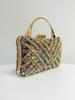 Retro European-American Full Diamond Clutch: Elegant Single Shoulder Crossbody Bag for Socialites and Evening Events