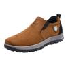 New Casual Shoes Men Sneakers Outdoor Walking Shoes Loafers Autumn Slip On Suede Leather Male Footwear Plus Size 48 49 50 Msh004