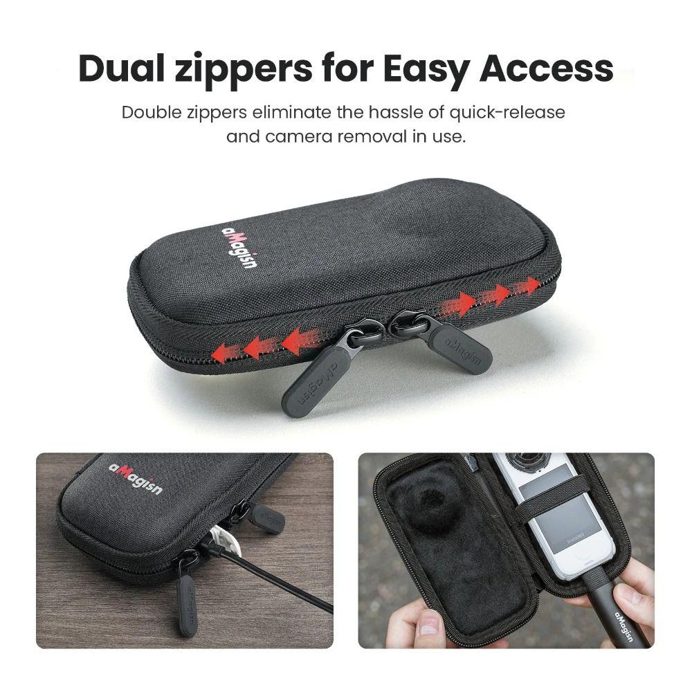 Storable Camera Case EVA Lens Guards Portable Camera Storage Bag for Insta360 X4 Air/X4/X5 Camera