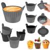 12Pcs Air Fryer Silicone Egg Cups Silicone Egg Cooker Mold Cupcake Cake Baking Custard Tart Cups Egg Mold Ramekins Muffin Liners