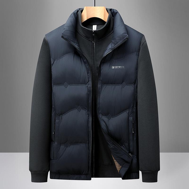 2025 Men's Thickened Warm Winter Cotton Jacket - Casual Cold-Proof Outerwear Vest