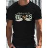 Europese maten Heren Grote Maten Zomer T-shirt - Gitaar 'NOTHING BUT THE BLUES' Grafische Print