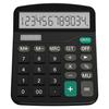 Calculatrice De Bureau - Helect H1001 - Affichage 12 Chiffres - Alimentation Solaire Et Pile - Noir