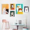 Cartoon-Katze-Poster und Drucke, Leinwand-Ölgemälde, Wandkunst, Bilder für Wohnzimmer, Kinderzimmer, Kinderzimmer, Heimdekoration