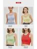High-Impact Mesh Yoga Vest with Chest Pad