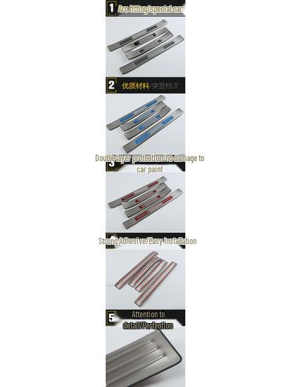 RX8 Door & Bumper Sill Bright Strip Set