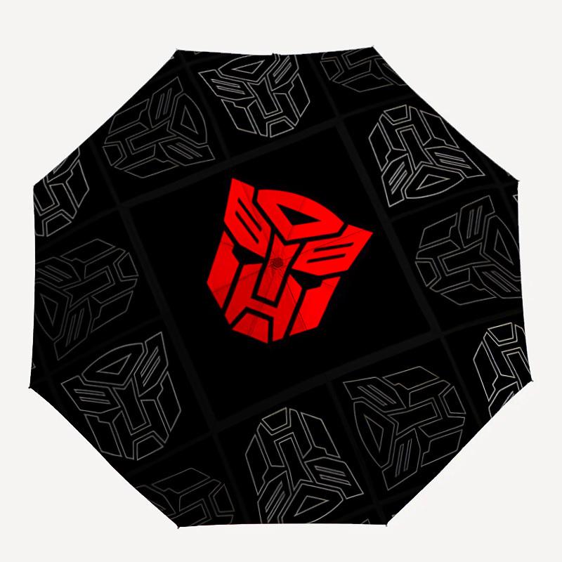 

1pc Transformer Automatic Open/Close Folding Umbrella, Windproof 8 Rib Construction, Lightweight Travel Umbrella for Women/Men,a0902072
