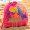 Foldable Mesh Beach Toy Bag for Kids, Toy Storage - Quick Pickup Net Bag for Outdoor Play, Beach, , Travel