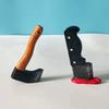 Funny Knife Magnetic Fridge Stickers, 3D Fun Axe Fridge Magnet, Novelty Home Decor Gifts, Eye-Catching Fridge For Iron Surface