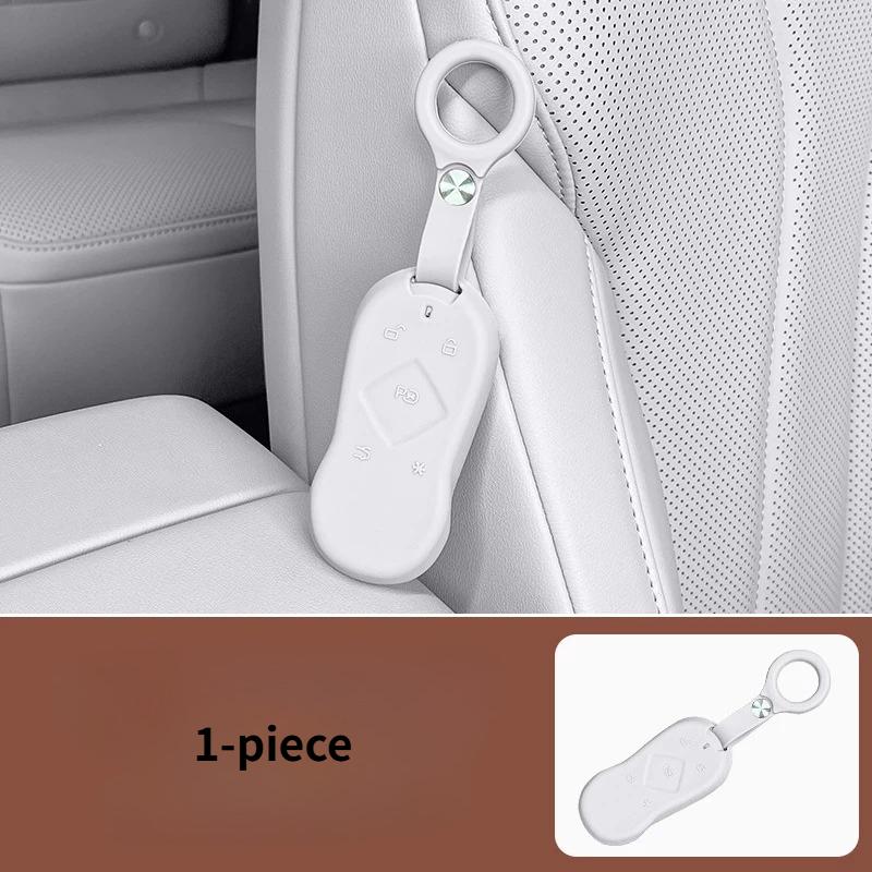 For 2026 XPENG L03 Silicone Key Cover, Original Car Color Full Wrap Anti-Drop Remote Key Case Protector Interior Accessories