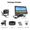 Easy To Install Backup Reverse Camera Whit 7" LCD Color Rear View Monitor 12V/24V CVBS for Bus Truck RV Trailer Pickups RV Lorry