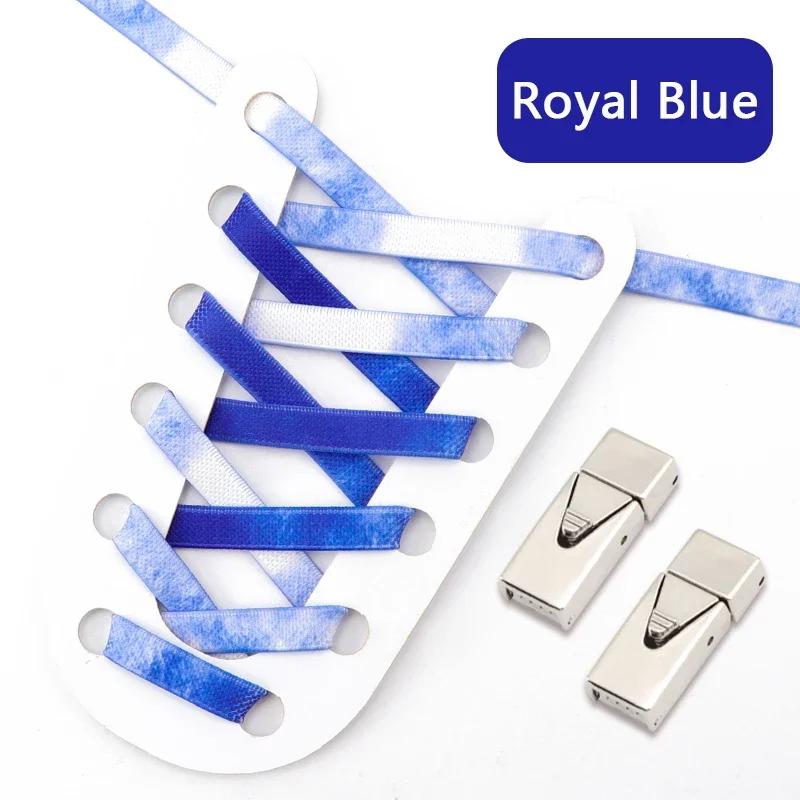 1 Pair Elastic Shoe Laces Rainbow No Tie Shoelaces For Sneaker Men And Women Fashion Leisure Lazy Shoes Lace Rubber Band