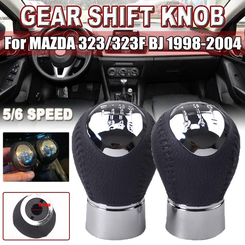 5 6 Speed MT Gear Shift Knob for Mazda 3 BK 5 CR 6 GG/GY MPV PREMACY CP 323/323F BJ 626 GF/GW XEDOS 6 RX-8 GearShifter Stick Pen