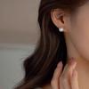Zhuji Non-Pierced U-Shaped Ear Clips with Freshwater Pearls - Painless, Fashionable Earrings for Women