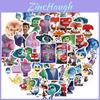 Inside Out Anime Stickers Set Pvc Material For Laptop And Suitcase**