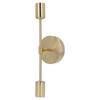 Doppelwandleuchtenbasis E27 E26 Rostfrei Vintage Wandlampe Glühbirnenhalter für Wohnzimmer Badezimmer Gold 85‑265V