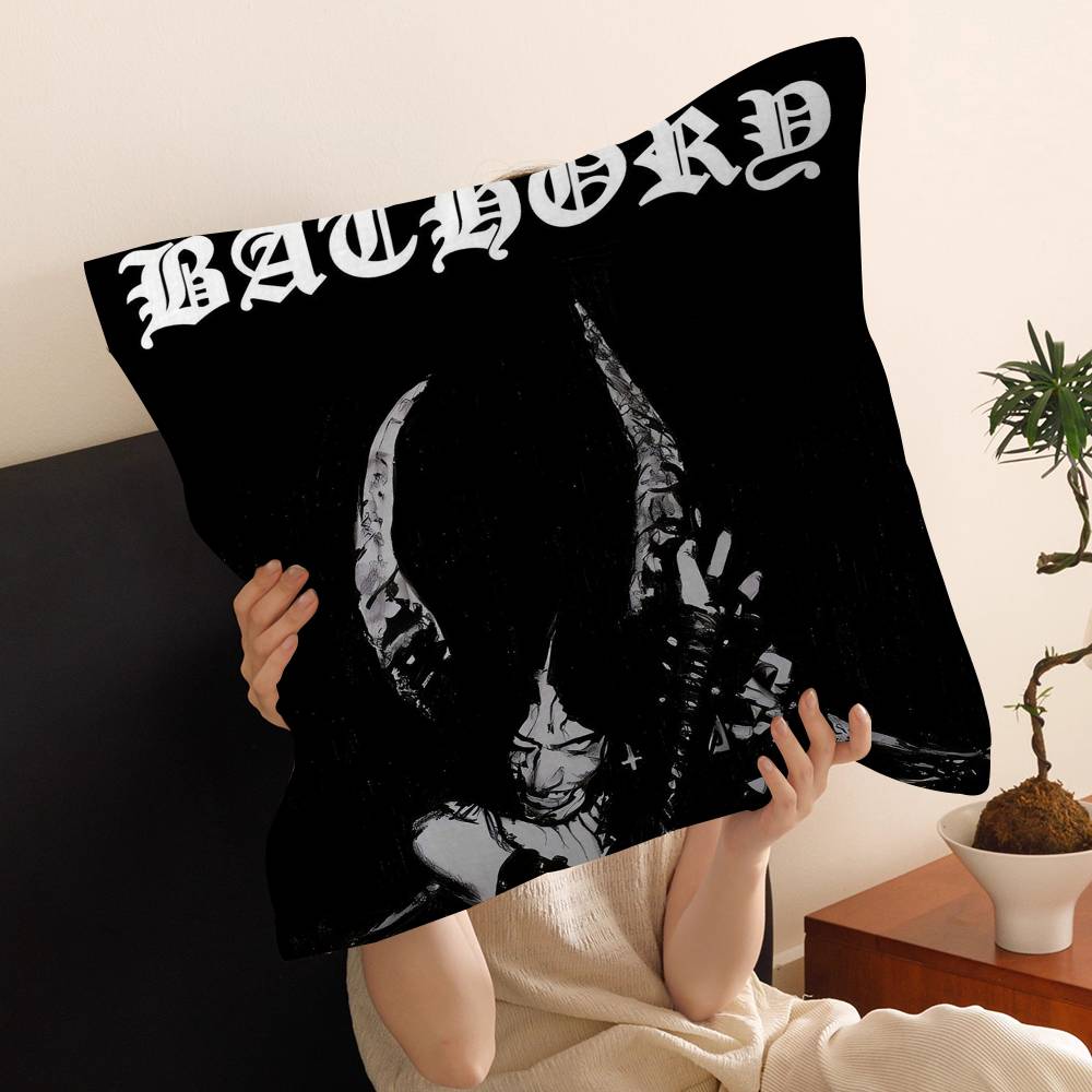 

Bathory Quorthon Retro Heavy Metal Music Band Singer 4545cm Cushion Cover Pillow Cover Decor Pillowcase Home Pillowcase 30x30 cm