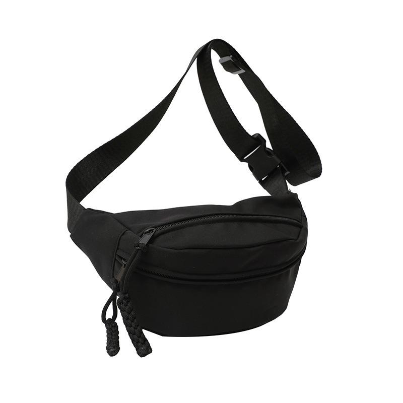 Leichte Canvas kleine Tasche Damen vielseitig Sommer neu einfach Schulter Rucksack Herren Sport Brusttasche Freizeit Umhängetasche