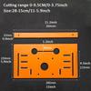 Cutting Machine Base Plate,Punch-Free 90° Flat Cut 45° Oblique Cut Saw Press Board Backer Backing Positioning Board,Saw Press