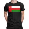 Oman Vlag Puur Katoen T-shirt Voor Mannen Zomer Klassiek T-shirts Ronde Hals Hip Hop T-shirts Oversized Dropshipping Tops