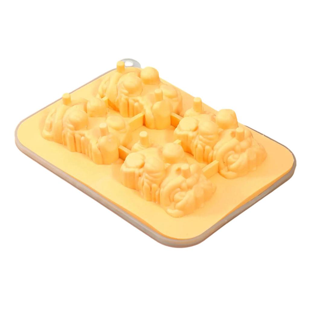 Food Grade Silicone Ice Tray Hanging Cup Lion Shape Ice Mold Reusable Ice Maker for Soup Freezers Wine Juice Enduring