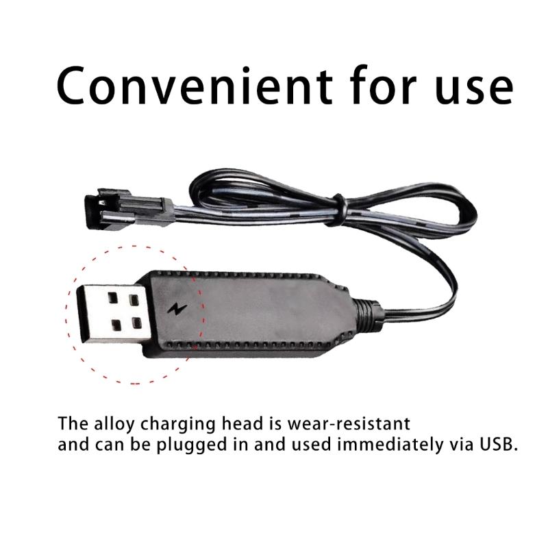 SM2.0 2P Stecker 3,7V USB Intelligentestes IC Ladekabel mit LED-Anzeige für Li-Ionen- und Lipoes-Akkus