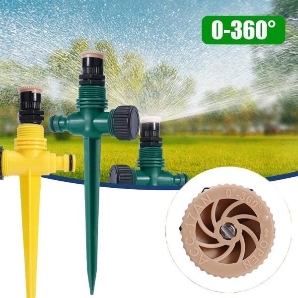 360° Garden Sprinkler Rotation Irrigation Watering System Automatic Agriculture Lawn Farm Greenhouse Spray Nozzle Tool ADM