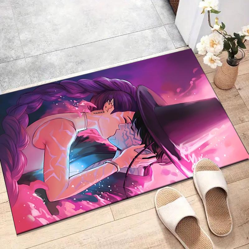 KPOP Hunter Polyester Carpet, Soft Indoor Mat for Office Chair, Living Room, Computer Desk - Decorative Home Office Rug Design