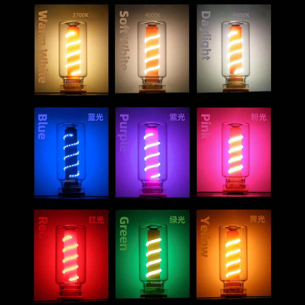 Dimming Usb Touch Control Led Night Light Filament Incandescent Decorative 5V Cold Warm Lighting Camping Mini Portable Bulb Lamp