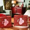 Large Retro Chinese Style Candy Box with Paper Handbag for Weddings and Banquets