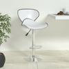 Day and Night - Day and Night White Synthetic Leather Kitchen Stool