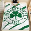 1 Stück Panathinaikos FC Aufdruck Flanelldecke, Hohe Qualität, Bequem für alle Jahreszeiten, Heimdekoration, Wärme und Komfort, Perfekt für Weihnachtsgeschenke