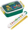 Skater Lunch with a Soft Single Made in Sesame Street for Boys and Children's Box, 450ml, Dome-Shaped Lid, Tier, Japan, Design, Girls, RBF3ANAG-A