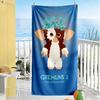 Gremlins Beach Towel Super Soft Microfiber Quickdry Fabric Comfortable Lightweight Suitable for Swimming, Gym, Camping, Yoga Vacation
