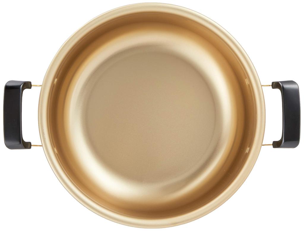 Hokuriku Aluminum 26cm Double-Handled Pot [Gas Stove Only] Lightweight, Pure Oxalic Acid, Flavorful, Made In Japan