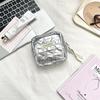 Pu Heart Shape Womens Hygiene Pad Case With Portable Makeup Storage For Travel