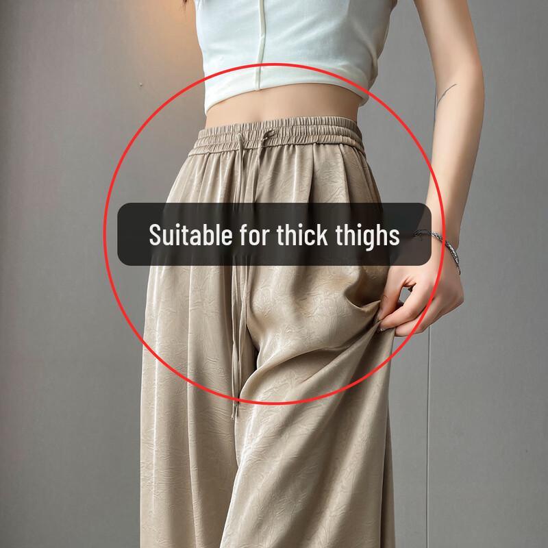 

Women s Imitation Acetate Floral Casual Pants M