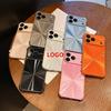 Anti-Drop Metal Paint Phone Case for Apple 17 Pro Max/iPhone 16 with Aurora CD Pattern Lens