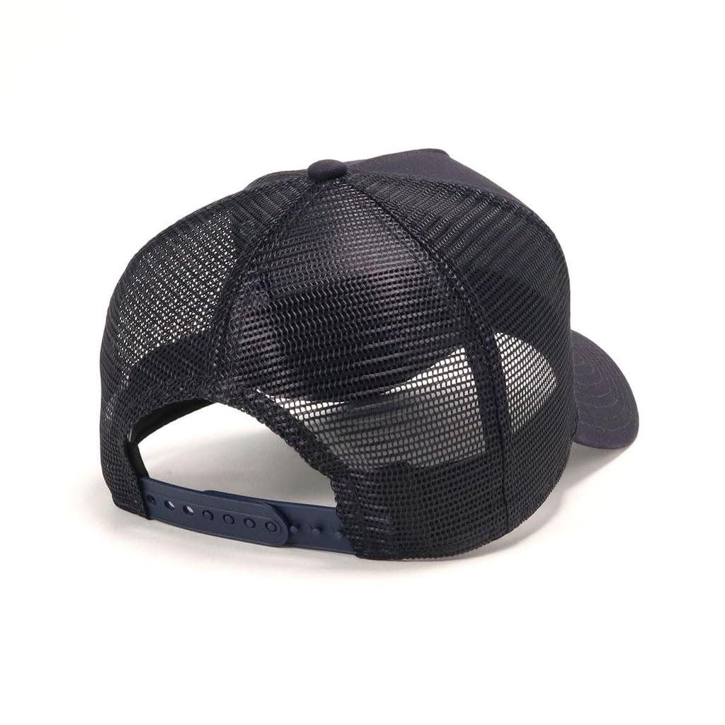 New Era 9FORTY Trucker Mesh Cap Navy Blue with Black Exclusive To and A Stylish Streetwear Perfect for Travel and Sun A Great A-Frame (14666237,