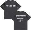 Prayers Up for Charlie Kirk Freedom T Shirt Men Clothing Harajuku Y2k High Street Tshirt Women Casual Comfort Oversized Tshirt