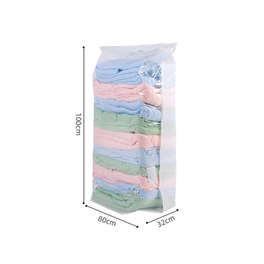High Capacity Vacuum Bag Package Compressed Organizer for Quilts Clothes Transparent Space Saving Seal Bags Foldable Storage Bag