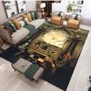 Modern Masonic Living Room Home Decoration Sofa Table Large Rug Bathroom Non-slip Floor Mat