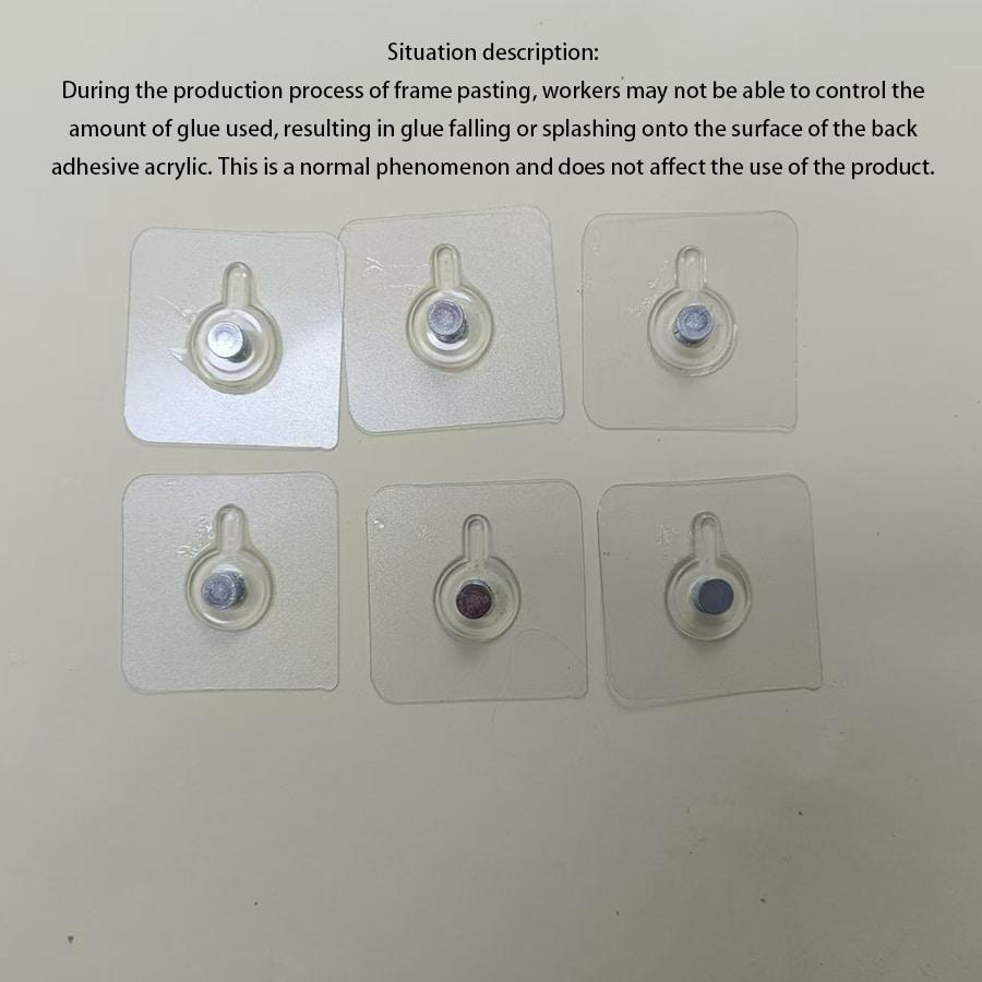 Self-Adhesive Wall Hooks, Nail-Free Wall Mount, Thumb-Tack Style Picture Hangers, for Indoor Home Decor