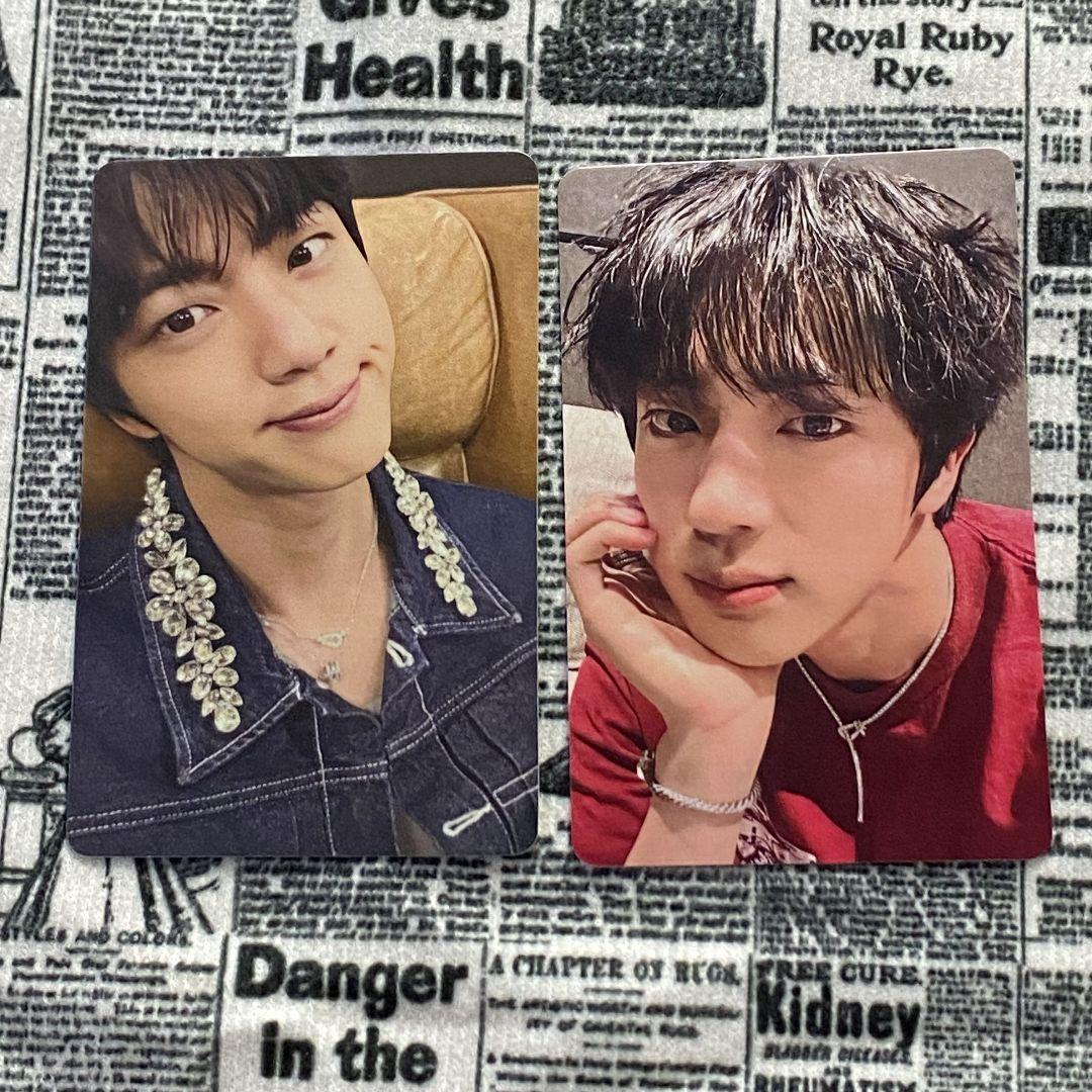 

[USED] BTS Limited Edition Korea JIN RUNSEOKJIN_EP.TOUR Trading Cards (2 Cards)