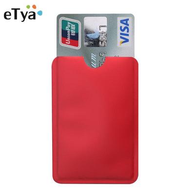 10pcs Aluminum Foil Holder Anti Scan RFID Sleeve Protector Anti Theft Credit ID Card Card Sleeve