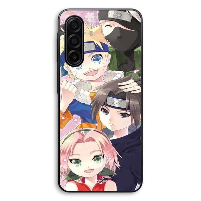 Coque de téléphone - MANIACASE - Samsung Galaxy A17 - Souple - Silicone TPU - Kakashi Naruto Sasuke Sakura