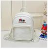 School bag Japanese ins girl mini cute backpack kindergarten class spring outing versatile sweet soft pu small backpack