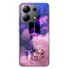 Phone Case - MANIACASE - Xiaomi Redmi Note 13 4G - TPU Silicone - BTS Logo Pattern - Black